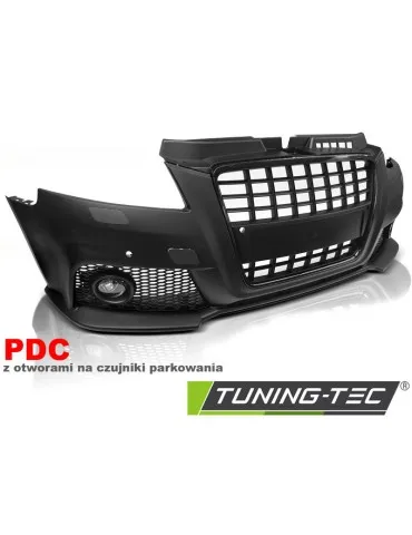 Pare-chocs avant noir pour AUDI A3 08-12