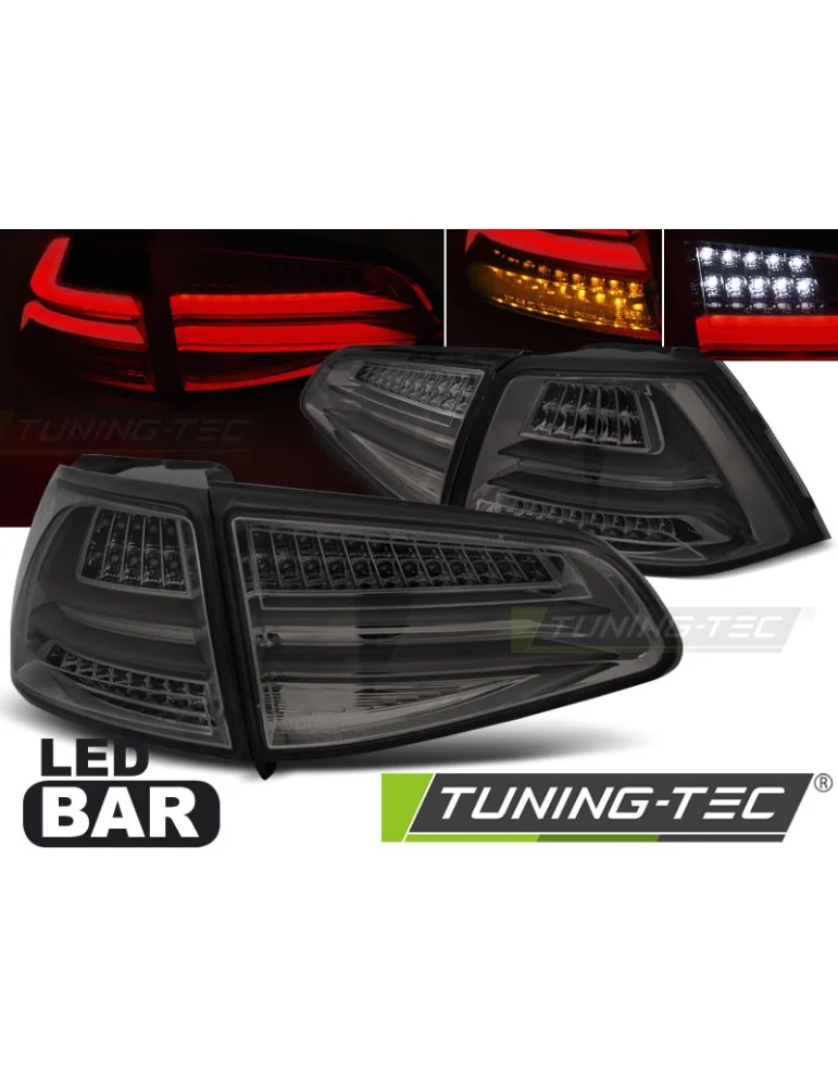 Feux arrière à LED fumés pour VW GOLF 7 13-17