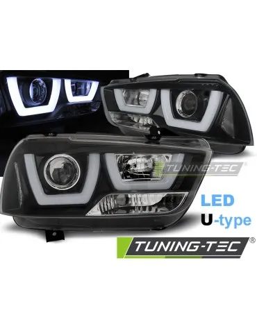 Phares à LED noirs pour DODGE CHARGER LX II 11-15