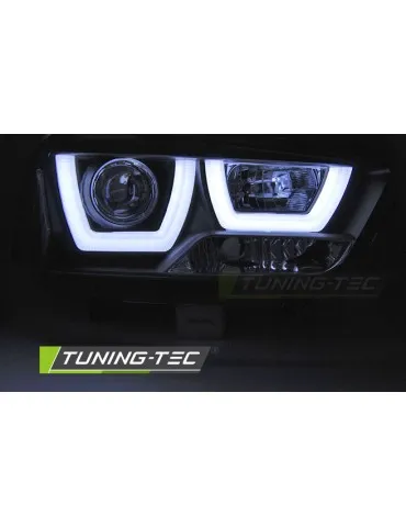 Phares à LED noirs pour DODGE CHARGER LX II 11-15