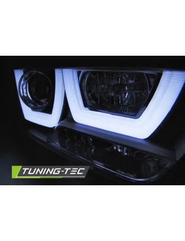 Phares à LED noirs pour DODGE CHARGER LX II 11-15