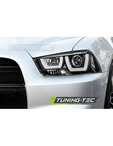 Phares à LED noirs pour DODGE CHARGER LX II 11-15