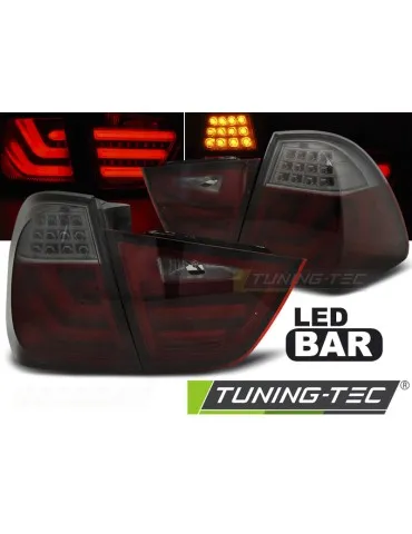 Feux arrière à LED fumés rouges pour BMW E91 09-11