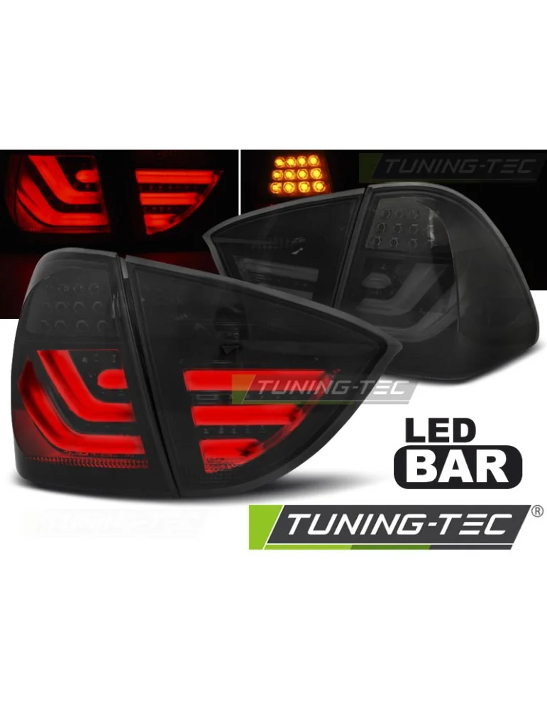 Feux arrière à LED fumés pour BMW E91 05-08