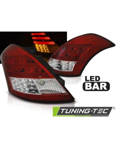 Feux arrière à LED rouges blancs