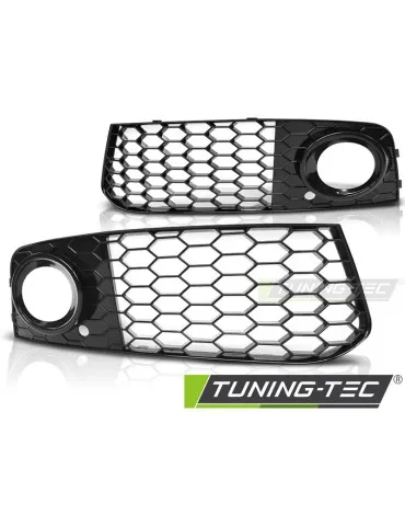 Antibrouillards noirs pour AUDI A4 B8 08-10.11