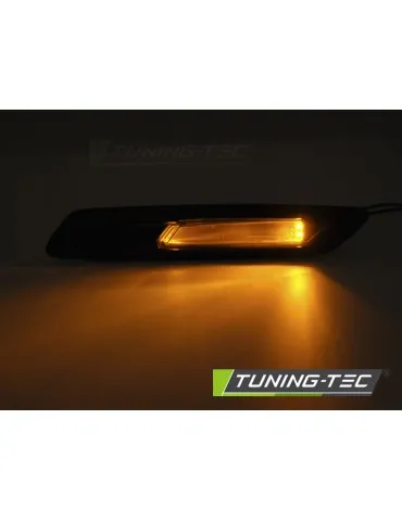 Répétiteurs latéraux à LED noirs pour BMW F10/F11 10-13