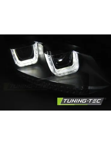 Phares à LED noirs pour VW POLO 6R 09-03.14