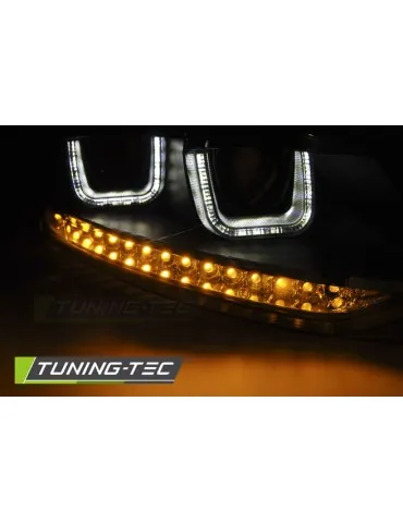 Phares à LED noirs pour VW POLO 6R 09-03.14