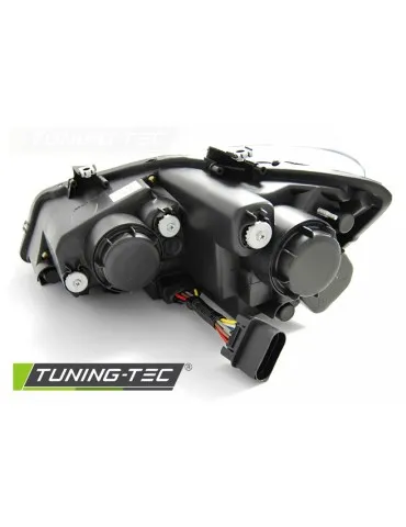 Phares à LED noirs pour VW POLO 6R 09-03.14