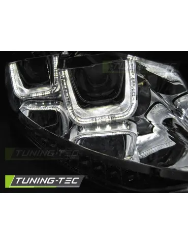 Phares à LED chromés pour VW POLO 6R 09-03.14