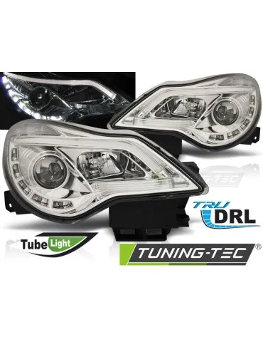 Phares chromés pour OPEL CORSA D 11-14