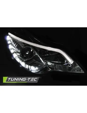 Phares chromés pour OPEL CORSA D 11-14