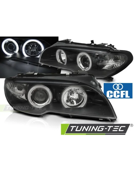 Phares noirs pour BMW E46 Coupé Cabriolet (2003 - 2006)