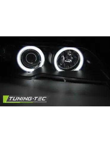 Phares noirs pour BMW E46 04.03-06 Coupé Cabriolet