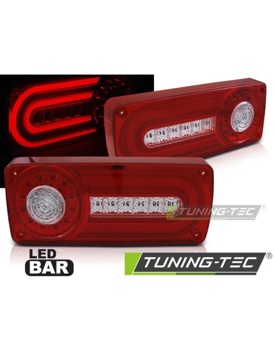 Feux arrière à LED rouges blancs pour Mercedes W463 Classe G (1990 - 2012)