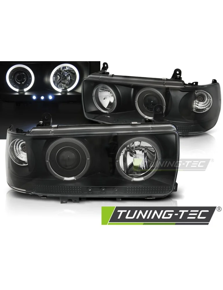 Phares noirs pour TOYOTA LAND CRUISER FJ 80 90-97