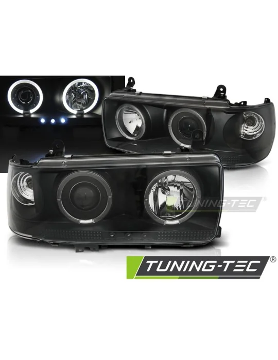 Phares noirs pour Toyota Land Cruiser FJ 80 (1990 - 1997)