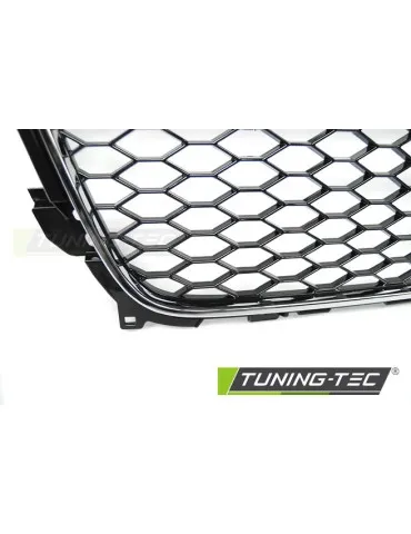 Calandre noire chromée pour AUDI A4 B8 11.11-15