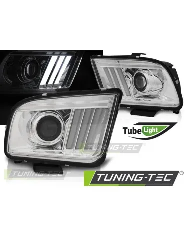 Phares à LED chromés pour FORD MUSTANG 04-09