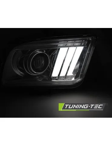 Phares à LED chromés pour FORD MUSTANG 04-09