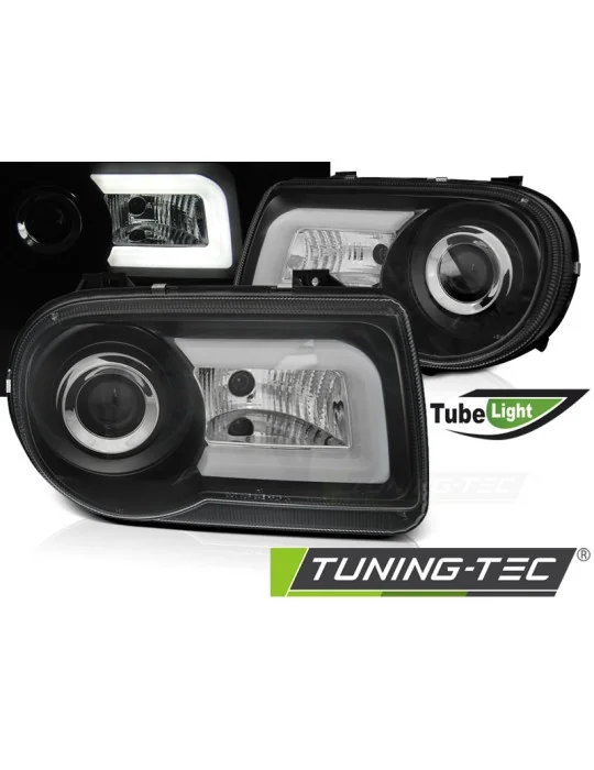 Phares à LED noirs pour Chrysler 300C (2005 - 2010)