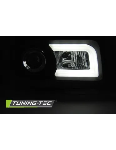Phares à LED noirs pour CHRYSLER 300C 05-10