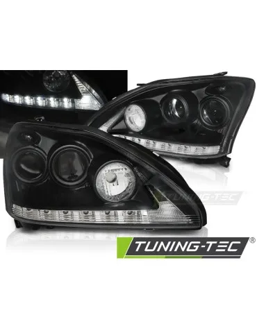 Phares à LED noirs pour LEXUS RX 330 350 03-08