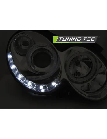 Phares à LED chromés pour MERCEDES CLK W209 03-10