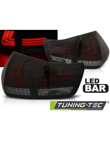 Feux arrière à LED noirs fumés rouges pour LEXUS RX 330 350 03-08