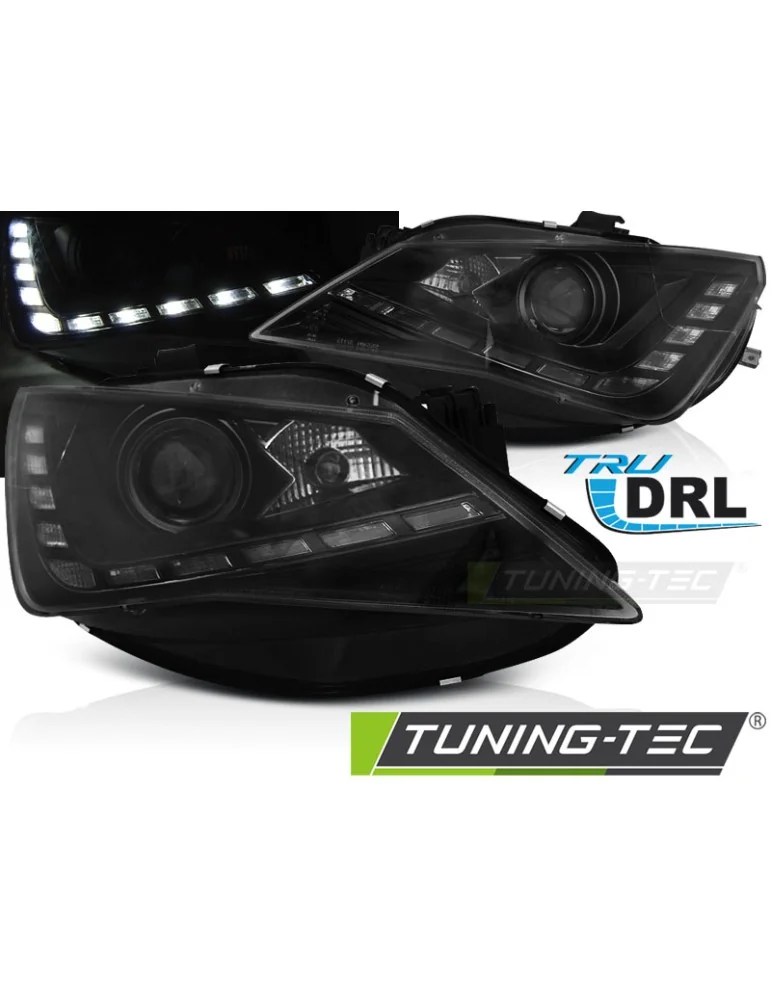 Phares noirs pour SEAT SEAT IBIZA 6J 12-15