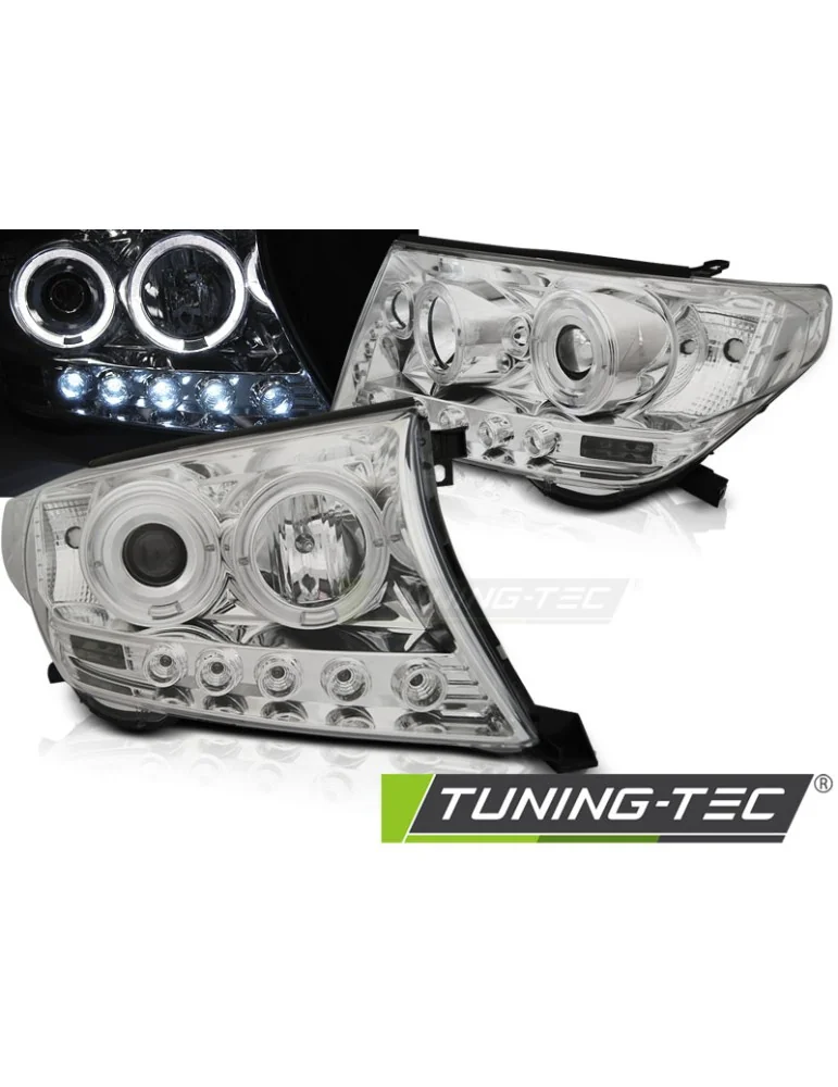 Phares chromés pour TOYOTA LAND CRUISER FJ200 07-12