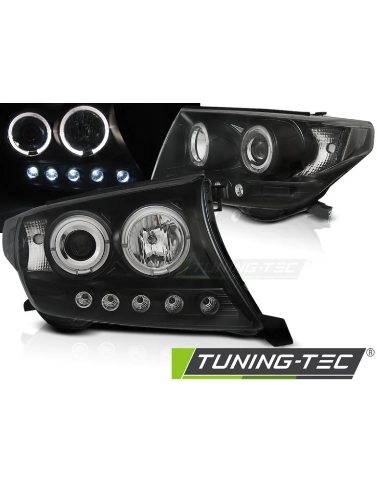 Phares noirs pour TOYOTA LAND CRUISER FJ200 07-12
