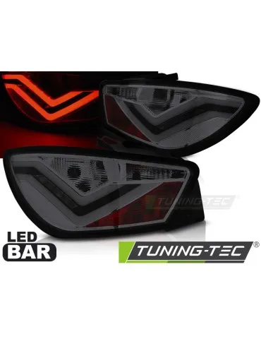 Feux arrière à LED fumés pour SEAT IBIZA 6J 3 portes 06.08-12