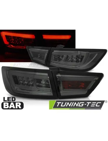 Feux arrière à LED fumés pour RENAULT CLIO IV 13-16 berline à hayon