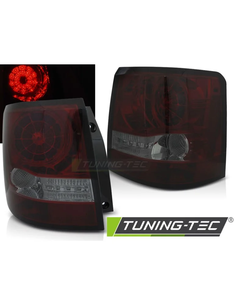 Feux arrière à LED fumés rouges pour LAND ROVER RANGE ROVER 05-09