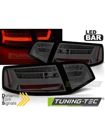 Feux arrière à LED fumés pour AUDI A6 08-11 Berline