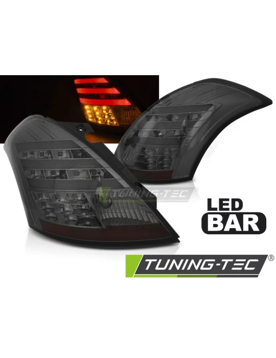 Feux arrière à LED fumés pour
