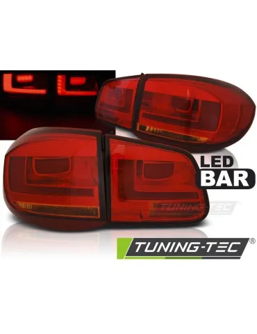Feux arrière à LED rouges pour VW TIGUAN 07-07.11