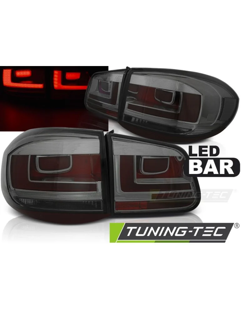 Feux arrière à LED fumés pour VW TIGUAN 07-07.11