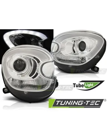 Phares à LED chromés pour BMW MINI COOPER R60 R61 COUNTRYMAN 10-16