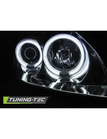 Phares chromés pour RENAULT CLIO II 06.01-09.05