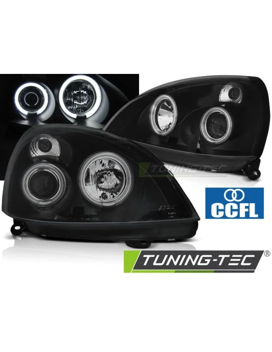 Phares noirs pour Renault Clio II (2001 - 2005)
