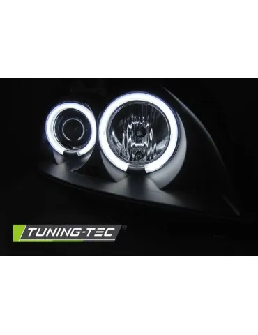 Phares noirs pour RENAULT CLIO II 06.01-09.05