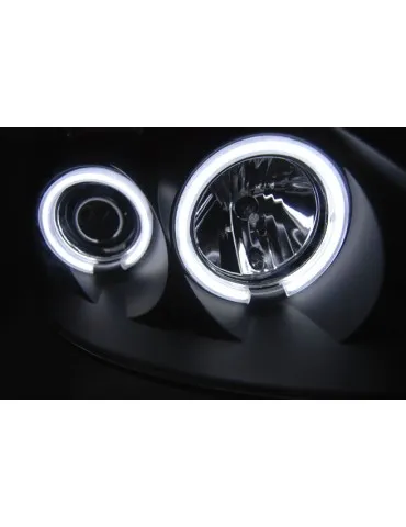Phares noirs pour RENAULT CLIO II 06.01-09.05