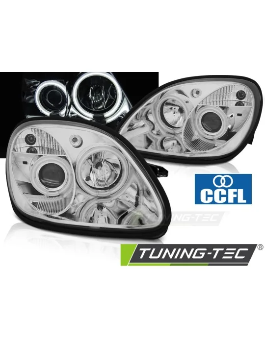 Phares chromés pour Mercedes R170 SLK (1996 - 2004)
