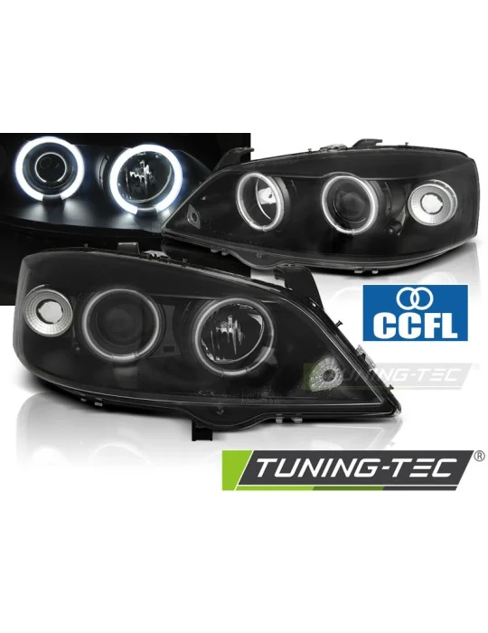 Phares noirs pour Opel Astra G (1997 - 2004)