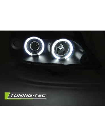 Phares noirs pour OPEL ASTRA G 09.97-02.04