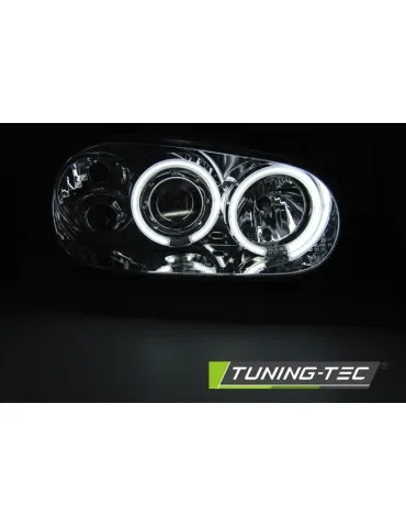Phares chromés pour VW GOLF 4 09.97-09.03