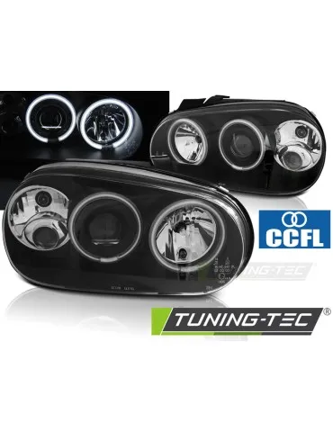 Phares noirs pour VW GOLF 4 09.97-09.03